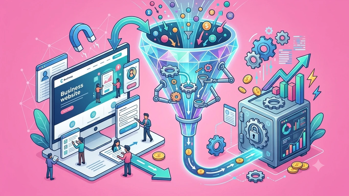 El embudo de conversión perfecto: Automatización desde tu web directo a tu CRM